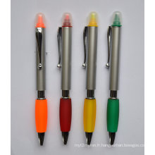 Le stylo à bille 2 en 1 Promotion avec surligneur Htf058